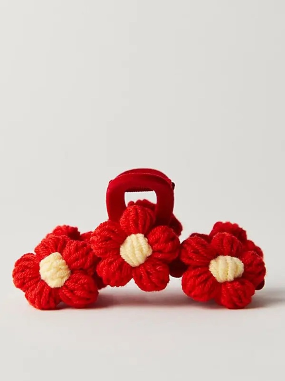 NWT- Free People Sailor Crochet Flower Claw Clip